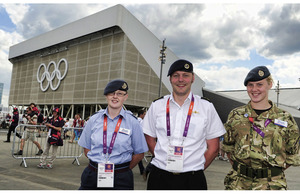 Service personnel at the Olympic Park in Stratford (library image) [Picture: Sergeant Alison Baskerville, Crown Copyright/MOD 2012]