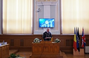 Prince of Wales delivering a speech