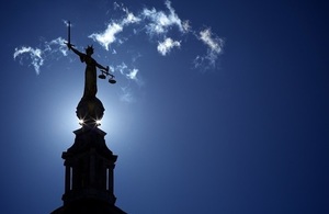 Lady Justice Statue Old Bailey