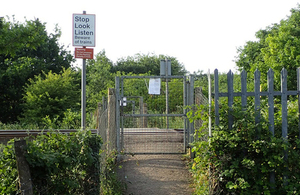 Image showing Trenos footpath crossing