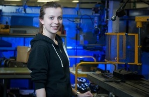 Verity, a Mechanical Engineering Apprentice,