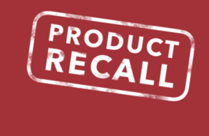 Product recall logo