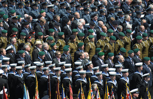 Members of all the Armed Forces and veterans on parade at the Armed Forces Day 2012 National Event in Plymouth (library image) [Picture: Senior Aircraftman Ben Tritta, Crown Copyright/MOD 2012]