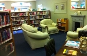 Inside Alford library