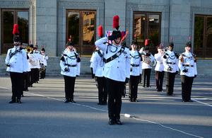 The Salamanca Band and The Bugles of The Rifles performed in Yerevan