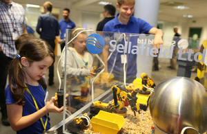 Around 60 children attended the event to learn about the creative, challenging and rewarding careers in engineering by hosting its first Engineering Open House Day in Risley, Warrington.