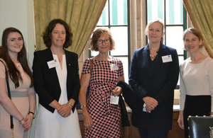 Sellafield Ltd’s Charlotte Page and Rebecca Weston joined other speakers at the House of Commons event