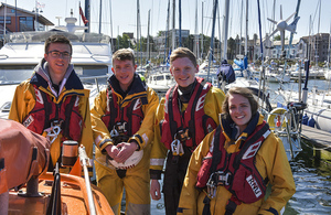 Lifeboat appeal gets a boost from Sellafield apprentices