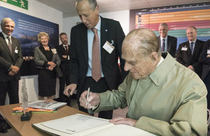 The Duke of Edinburgh has paid a visit to Sellafield