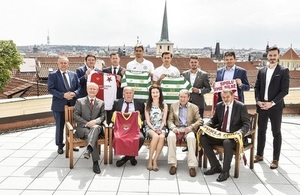 Celtic Glasgow with Czech players