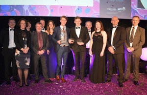 Jack Riley and Jason Savage picked up top awards at the NSAN ceremony in Manchester