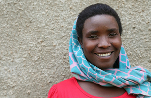 Viola, a mother of six from Uganda, is now using family planning thanks to UK aid. Picture: Sheena Ariyapala/DFID