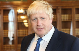 Foreign Secretary Boris Johnson