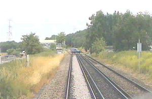 Forward facing CCTV image from the train involved (courtesy of SouthEastern)