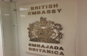 Embajada Britanica en Guatemala y concurrente para Honduras