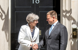 Number 10 PM with Estonian PM Jüri Ratas