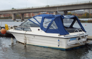 Photograph of motor cruiser Vasquez