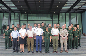 British Military works with Vietnam Peacekeeping Centre