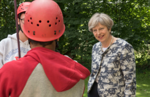 PM visited Woodlands Outdoor Education Centre, Glasbury-On-Wye Wales.