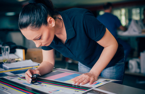 Printer checking print quality