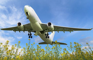 Planes could take off from the UK using alternative fuels made from rubbish.
