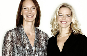 Donna North and Sarah McVittie … co-founders of Dressipi.