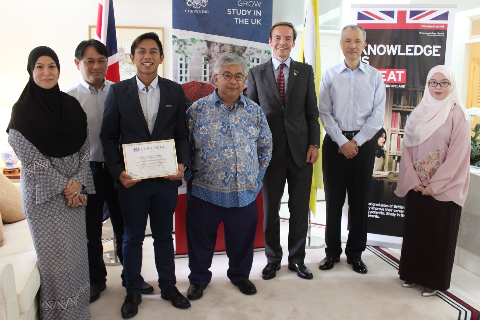 British High Commissioner Richard Lindsay with Shahyzul and his colleagues from the Judiciary