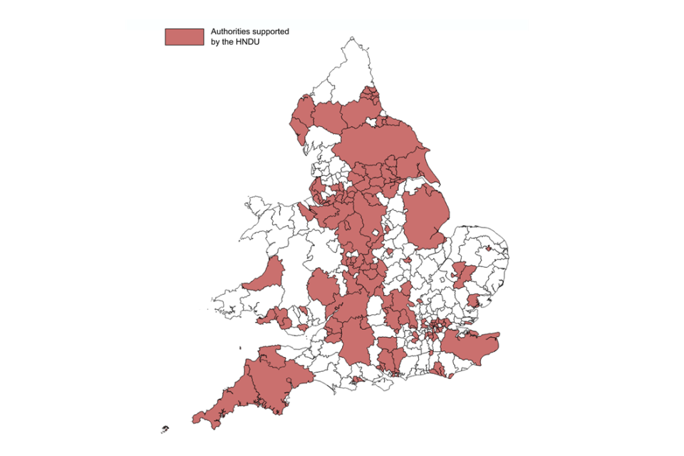 Successful local authorities rounds 1-6