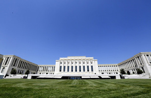 The Human Rights Council takes place at the Palais des Nations in Geneva