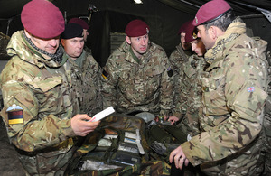 Troops from 144 Parachute Medical Squadron taking part in a training exercise [Picture: Corporal Obi Igbo, Crown copyright]