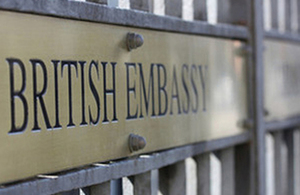 British Embassy Plaque