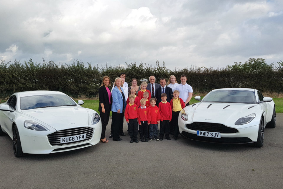 Alun Cairns Joins Aston Martin To Promote Careers In Stem