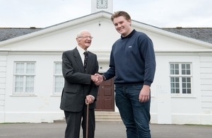 Gilbert meets Porton Down's youngest employee