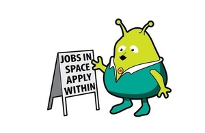 Space jobs graphic