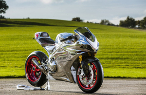 A Norton motorcycle
