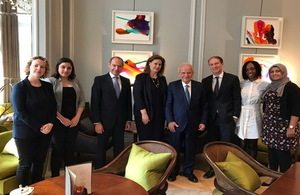 Lebanese Education Minister Marwan Hamade in London