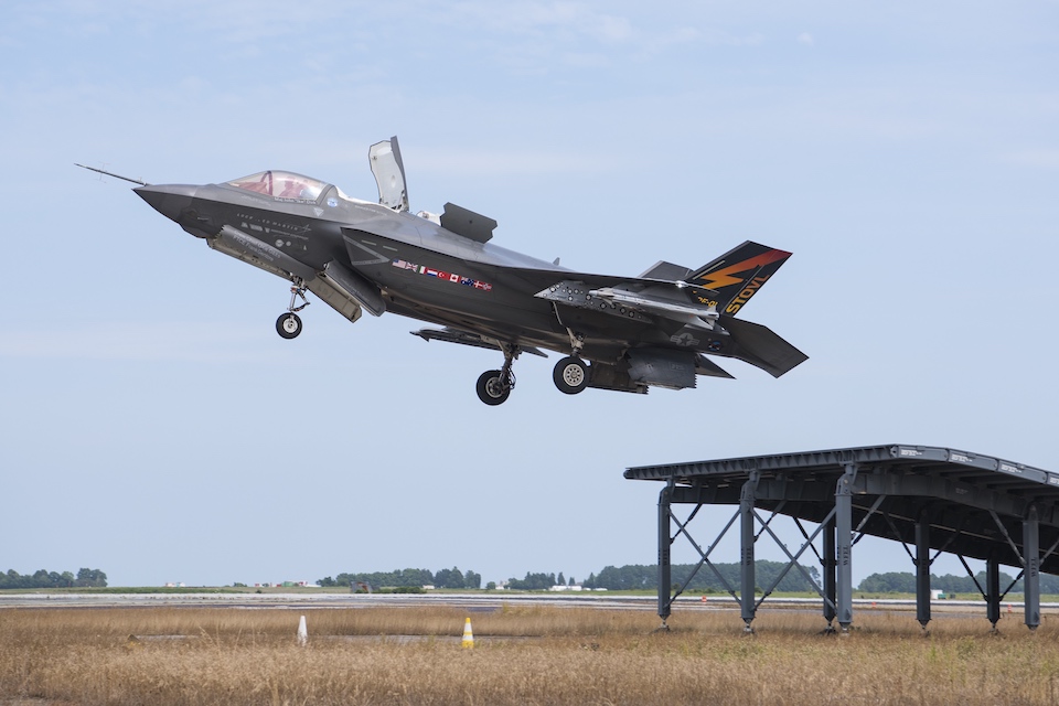 The UK's F-35s have been successfully tested on the ski ramp design at Pax Rivers, Maryland, in the US.