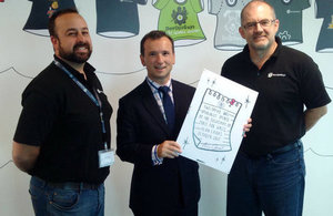 Alun Cairns supports opening of tech start-up DevOpsGuys' new Cardiff HQ
