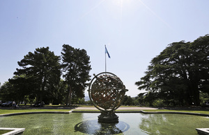 The Universal Periodic Review takes place at the Palais des Nations in Geneva