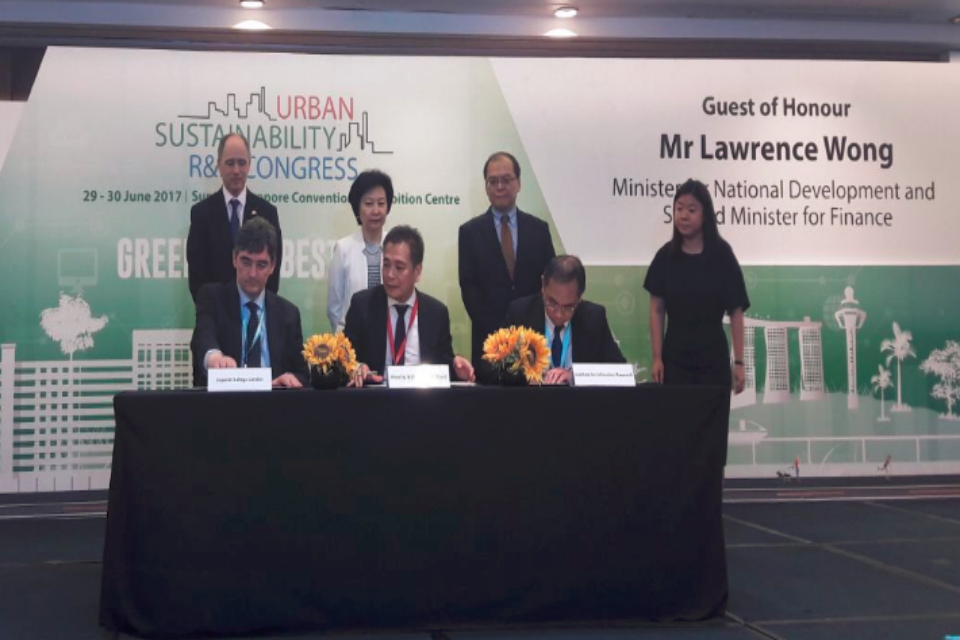With SIN’s help, Imperial College London and the Institute for Infocomm Research (I2R), Agency for Science, Technology and Research (A*STAR) signed an MOU on 29 June 2017.