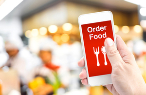Ordering food on mobile