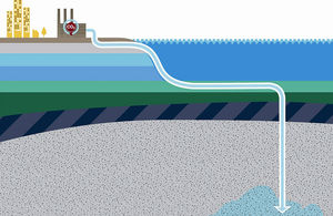 Carbon capture and storage graphic