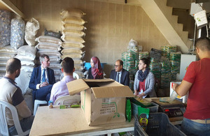 Ambassador Shorter visits UK funded projects in Tripoli