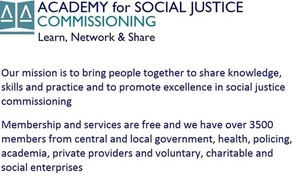 Academy for Social Justice commissioning logo