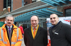 Norman Baker at Bromley South Station
