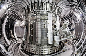 JET - currently the world's largest fusion device