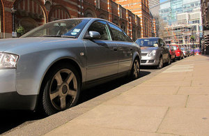 Image of parked cars.