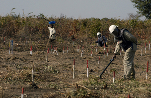 MAG deminers at work in Angola. Picture: MAG