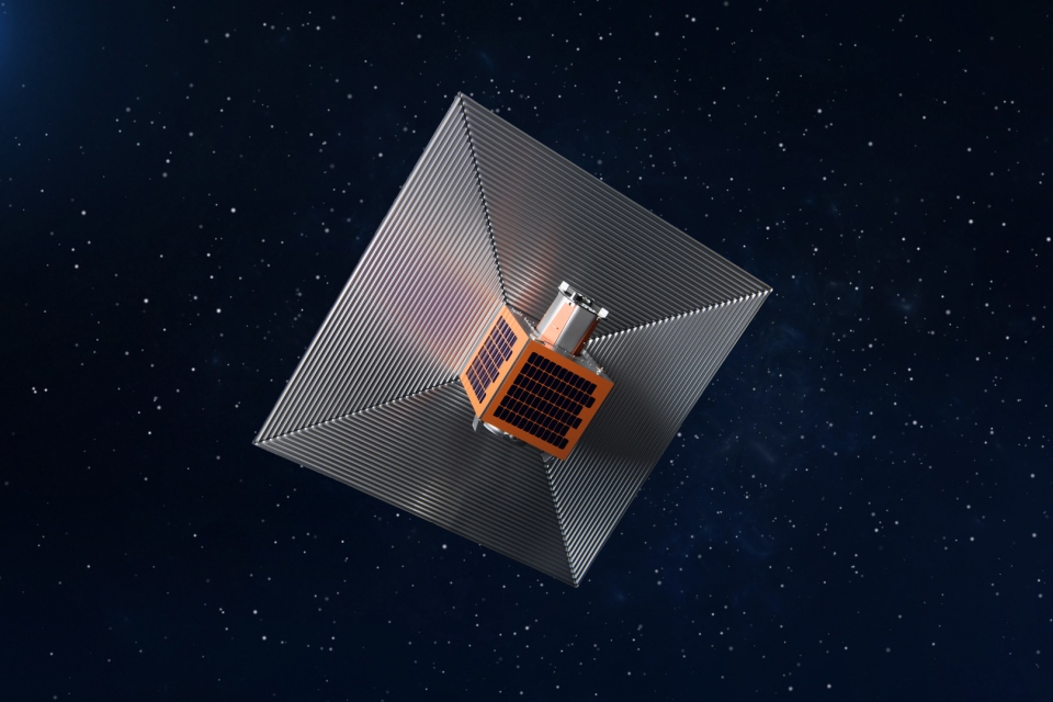 Model of small satellite