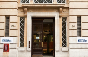 DfE doorway
